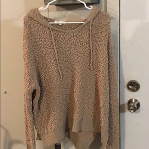 Taupe Popcorn Sweater